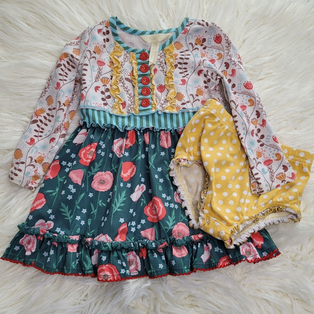 Matilda Jane Long Ago dress 12-18 Months